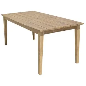 Garden Pleasure Visalia Rechteckig 90 cm x 180 cm - Gartentisch aus robustem Holz, ideal für Gartenpartys und Grillabende, fügt sich harmonisch in jedes Design ein.