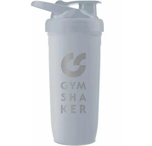 GYMSHAKER Protein Shaker Edelstahl Trinkflasche für Fitness, Sport, Bodybuilding & Muskelaufbau