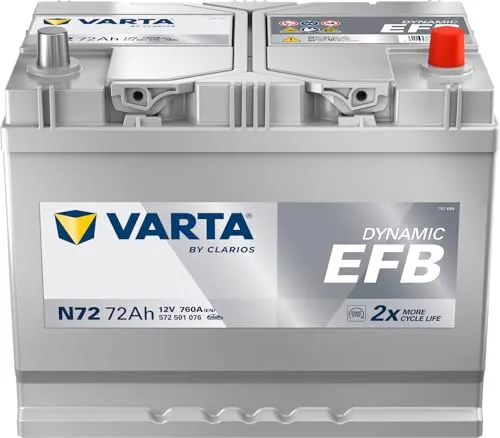 VARTA Blue Dynamic N72 EFB Autobatterie 12V 72Ah