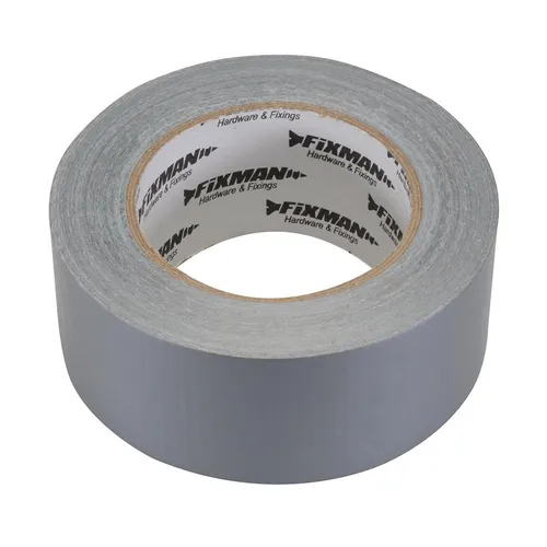 Fixman Extrarobustes Gewebeklebeband 50 mm x 50 m, silber