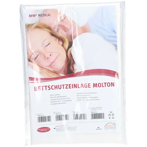 Betteinlage Molton/PVC 70x100 cm