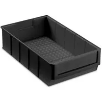 PROREGAL® Kleinteilemagazin - Leitfähige Industriebox in verschiedenen Größen - Ordnungsboxen für Industriequalität: Robust und temperaturbeständig, ideal für die Aufbewahrung von Kleinteilen wie Schrauben und Nägeln. Stapelbar und leicht entnehmbar für maximale Effizienz.