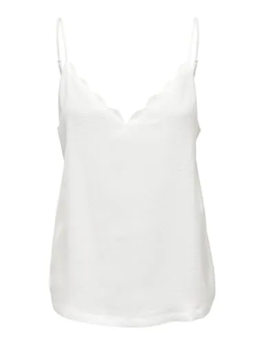 ONLY ONLDEBBIE Singlet NOOS WVN - Figurumspielendes Singlet von ONLY mit geschwungener Ausschnittkante, ideal für einen lässigen Look. Perfekt kombinierbar für jeden Anlass.