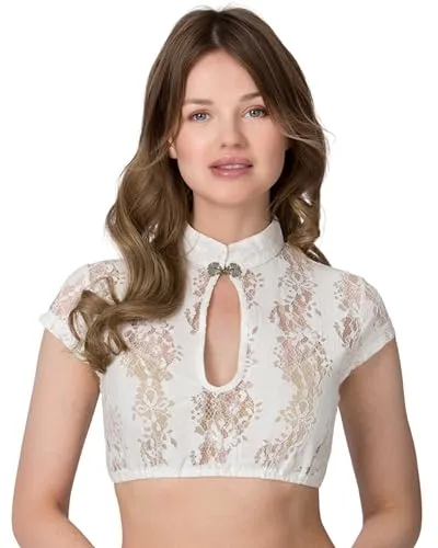 Stockerpoint Dirndlbluse Carole Creme, 48