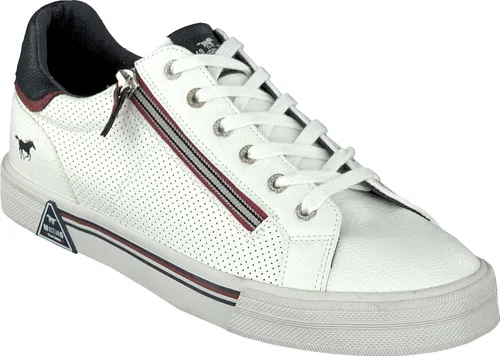 Mustang Shoes Sneaker mit Reißverschluss - Sneaker low, sportlicher Freizeitschuh mit praktischem Reißverschluss an der Seite für einfaches An- und Ausziehen.