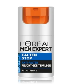 L'Oréal Men Expert Falten Stop Anti-Falten Feuchtigkeitspflege 50 ml - Gesichtspflege für Männer mit Anti-Falten Wirkung, spendet intensive Feuchtigkeit und hilft, Falten sichtbar zu reduzieren.