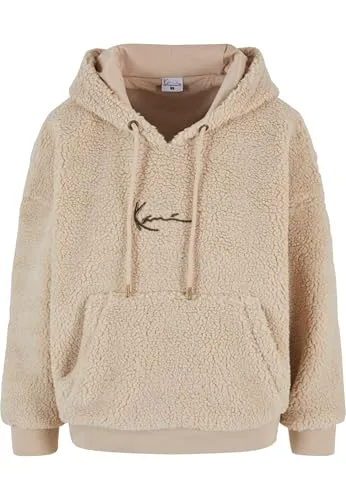 Karl Kani KW213-074-1 Signature Teddy OS Hoodie Light Sand, S
