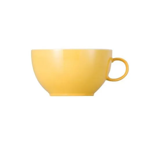 Thomas Sunny Day Yellow Cappuccino Obertasse 0,38l - Thermobehälter: Bringen Sie gute Laune auf den Tisch mit der spülmaschinenfesten, mikrowellengeeigneten Cappuccino Obertasse in strahlendem Gelb.