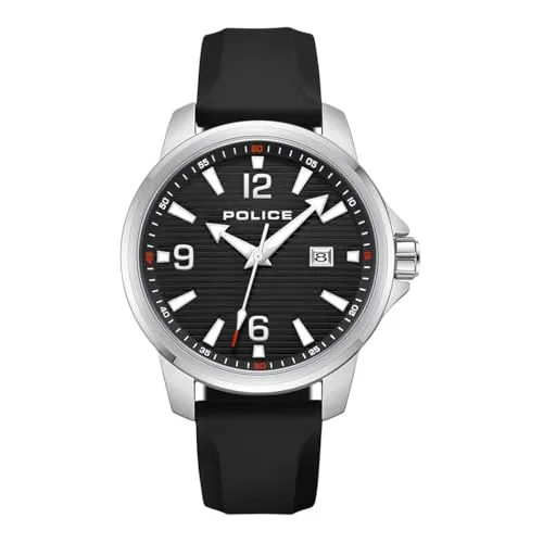 Police Herrenuhr PEWJN0020903 Schwarz - Silber