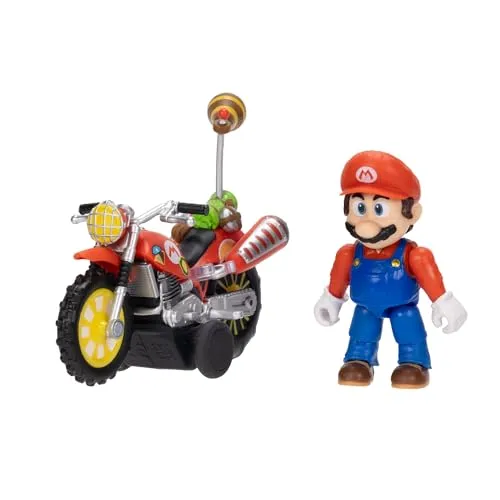 Super Mario Galaxy Movie - Mario & Pull Back Racer - Actionfigur aus dem Super Mario Galaxy Film, ideal für Spiel und Spaß. Der Pull Back Racer sorgt für aufregende Rennerlebnisse und fördert die Kreativität beim Spielen.