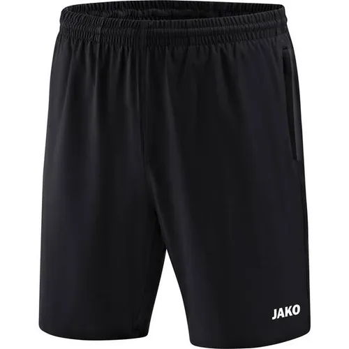 Jako Profi 2.0 Short Kids Shorts - Fußballsporthose für Kinder - Kinderhosen aus 100% atmungsaktivem Polyester in Schwarz mit seitlicher Tasche und Kordelzug, ideal für kleine Fußballer.