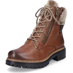 Rieker Damen Klassische Stiefeletten 72608 - Wanderschuhe mit praktischem Reißverschluss, ideal für den Übergang und bequem durch die PU-Sohle.