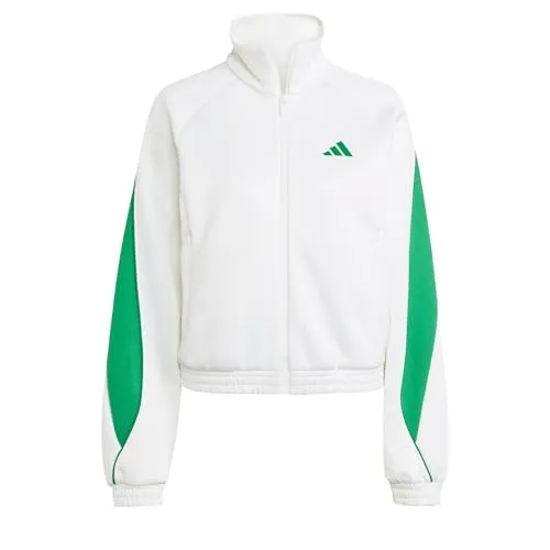 adidas Women's Stadium Trainingsjacke in weiß von adidas