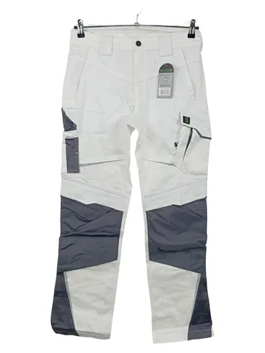 Bundhose-Flex-Line Weiß/Grau, Größe 48 in weiß von LEIB WÄCHTER