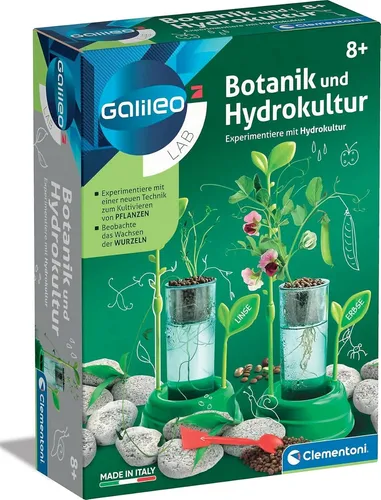 Produktbild Clementoni Galileo Lernset – Botanik und Hydrokultur Pflanzen-Experimente