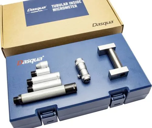 DASQUA 4311-8109 Innenmessschraube 50 - 300mm - Präzises Innenmikrometer mit Messbereich von 50-300 mm und einer Genauigkeit von 0,01 mm. Robuste Bauweise und einfache Handhabung für exakte Messungen im professionellen Einsatz.