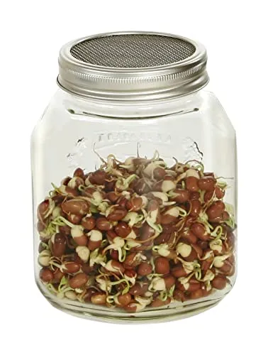 Sprossenglas 1000ml mit Edelstahlgestell von ESCHENFELDER