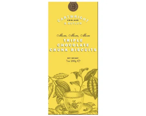 Cartwright & Butler Kekse Cartwright & Butler Triple Chocolate Chunk Biscuits 200 g, 200 g