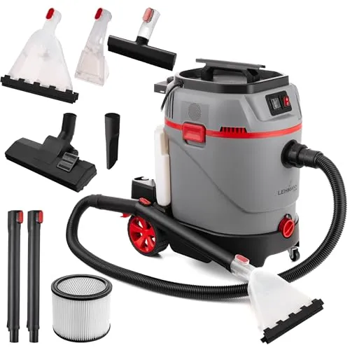 LEHMANN Primewash 2800 Waschsauger – Profi Teppich- und Polsterreiniger mit Heißwasser