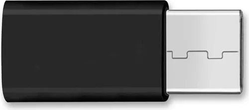 USB-C Adapter Handy Smartphone Tablet Micro USB auf USB C 3.1 Stecker Schwarz