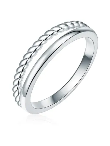 Rafaela Donata Damen Ring 925/- Sterling Silber rhodiniert Silberring