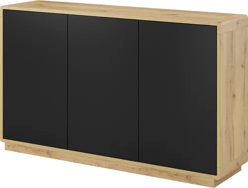 Modernes Sideboard ALBANY-83 in Eiche und Schwarz