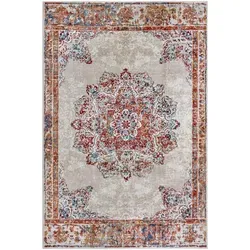 Xxxl Flachwebeteppich Luxor, Creme, Mehrfarbig - Teppiche & Böden, Pflegeleichter und strapazierfähiger Teppich mit orientalischem Design, ideal für Fußbodenheizung geeignet und in verschiedenen Größen erhältlich.