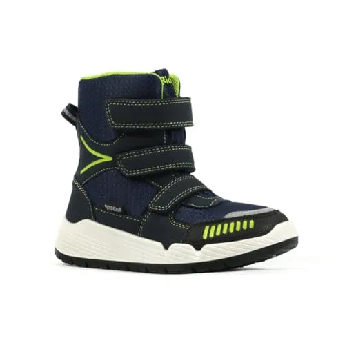Richter Kinderschuhe Jungen Rs-1 Schneestiefel, Atlantic Black Lime