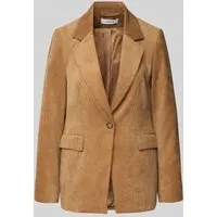 comma Blazer mit Reverskragen in Camel, Größe 34 von comma,