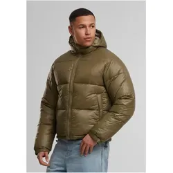 URBAN CLASSICS Steppjacke Shiny Puffer Jacket With Hood
