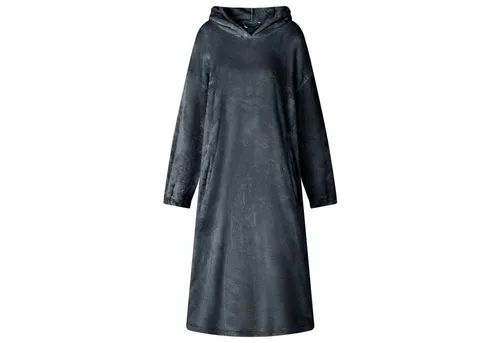 vidaXL Decken-Hoodie Marineblau L aus Flanell - Komfortabler Decken-Hoodie aus weichem Flanell, ideal für entspannte Abende. Mit großer Tasche und extra-warme Kapuze für höchsten Wohlfühlfaktor. Perfekt für gemütliche Stunden zu Hause.