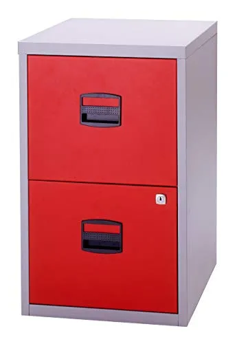 BISLEY Home PFA 2 Hängeregistraturschrank - Diverse B - Praktischer Hängeregistraturschrank mit 2 Schubladen und Auszugssperre für mehr Sicherheit, ideal zur Aufbewahrung von A4-Unterlagen.