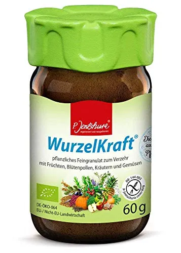 Jentschura WurzelKraft® 60 gramm, Pflanzliches Feingranulat zum Verzehr mit Früchten, Blütenpollen, Kräutern und Gemüsen