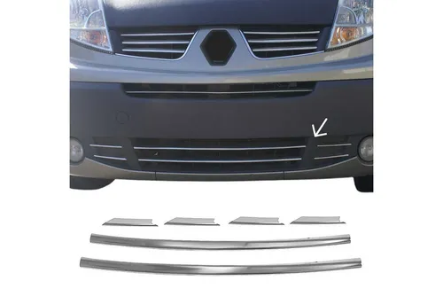 OMAC Zier- / Schutzleistensatz Kühlergitter 6124083 - Front- & Kühlergrills, selbstklebend und langlebig, perfekt für eine stilvolle und schützende Optik Ihres Fahrzeugs.