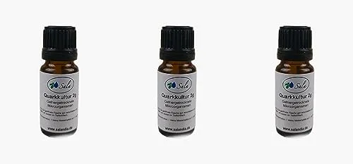 Sala Quarkkultur Hobbythek Quark Kultur Käse Dickmilch probiotisch 6 g (3 x 2 g Glasflasche)