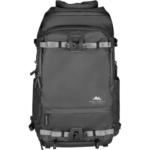 Summit-Creative Tenzing Rolltop Backpack 50L black - Wanderrucksack mit Rolltop-Fach für erweiterten Stauraum, ergonomisches Tragesystem für maximalen Komfort und wasserabweisendes Material - ideal für Abenteuer und Fotografie.