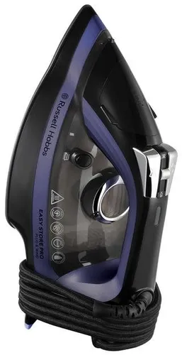 Russell Hobbs Dampfbügeleisen One-Perfect-Temp - Bügeleisen mit One-Temperature-Technologie, 2400W Leistung und 200g Extra-Dampfstoß für müheloses Bügeln aller Stoffe. Platzsparende Kabelaufbewahrung und Selbstreinigungsfunktion.