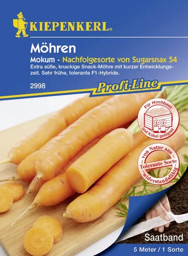 Kiepenkerl Möhre Mokum F1 Saatband 5 lfd. Meter