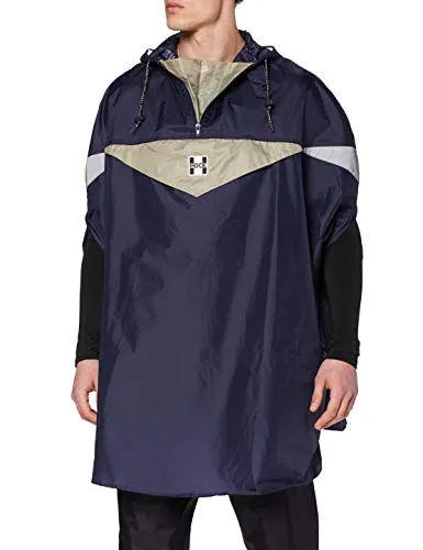 Hock Regenbekleidung Erwachsene Regenponcho Super Praktiko, Marine, L, 52533