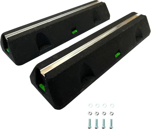 Dämpfungssockel Set 2x600 mm Bodenkonsole für Klimaanlagen, Wärmepumpen | 2 Stück Antivibrationsfüße | Montagesockel | Gummi Aufstellblocke