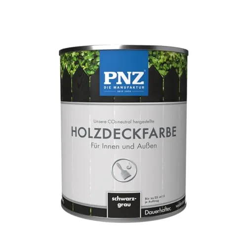PNZ Holzdeckfarbe, Gebinde:2.5L, Farbe:schwarzgrau