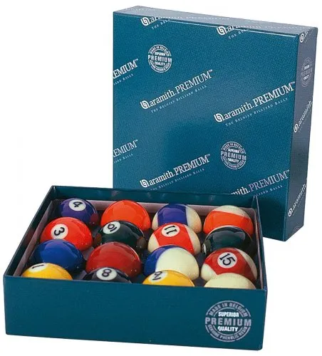Pool Billard Kugeln Aramith Premium 57 mm - Hochwertige 57 mm Billardkugeln aus Aramith für präzises Spiel und lange Haltbarkeit, ideal für Profis und Hobbyspieler.