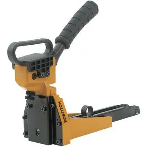 Bostitch Handtacker MS-3519-E - Schreibtischhefter für Klammern 15-19mm, ideal zum Verschließen von Kartonagen mit leichtem Aluminiumgehäuse und Gummi-Komfortgriff für müheloses Arbeiten.