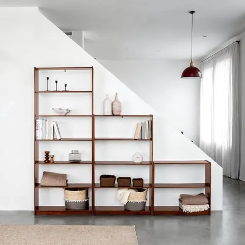 IDIMEX Standregal mit 7 Böden aus Kiefer Massivholz von IDIMEX