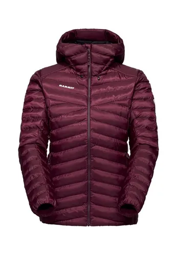 Mammut Albula IN Hooded Jacket Women vin-black (3808) XS - Outdoor Freizeitjacke für Damen, leicht, nachhaltig und wasserabweisend mit recyceltem Polyester und innovativer Ecodown Füllung für hervorragende Wärmeleistung.