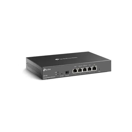 TP-LINK TL-ER7206 VPN Router - Kabelgebundener Router mit leistungsstarkem VPN-Support für sichere Verbindungen und 1 x SFP-Port für flexible Netzwerkanforderungen.