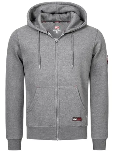 Rock Creek Herren Kapuzenpullover H-387 Navy S - Kapuzenpullover für Herren, ideal für Freizeit und Sport, aus hochwertiger Baumwolle für besten Tragekomfort und Bewegungsfreiheit. Verstellbare Kapuze und große Tasche für zusätzlichen Nutzen.