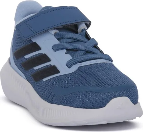 adidas RUNFALCON 5 KIDS Sneaker schwarz 22 EU - Sportlicher Kinder-Schuh mit Klettverschluss und elastischen Schnürsenkeln, ideal für das Laufen. Fällt normal aus und bietet hohen Tragekomfort.