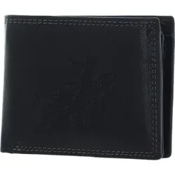 U.S. Polo Assn Geldbörse Horiz Wallet Leather - Elegante Geldbörse aus echtem Leder mit RFID-Blocker-Schutz, ideal für Sicherheit und Stil. Praktische Fächer für Karten und Bargeld, perfekt für den modernen Mann.
