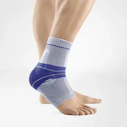 Bauerfeind MalleoTrain Rechts Titan Gr. 2 - Bandage für Sprunggelenk mit Kompressionsgestrick, reduziert Schmerzen, beschleunigt Heilung und stabilisiert den Fuß bei Bewegung. Ideal bei Arthrose, Arthritis und Bänderschwäche.